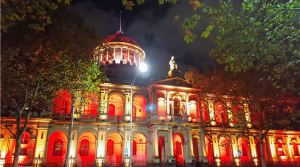 Victorian Supreme Court - night lights